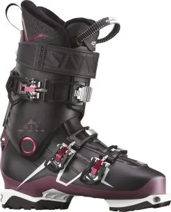 Salomon Qst Pro 110 Tr Womens Black/Burgundy/White